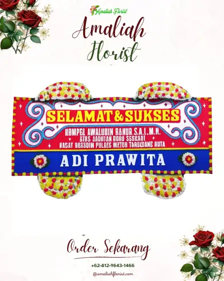 Papan Bunga Ucapan Selamat Medowo